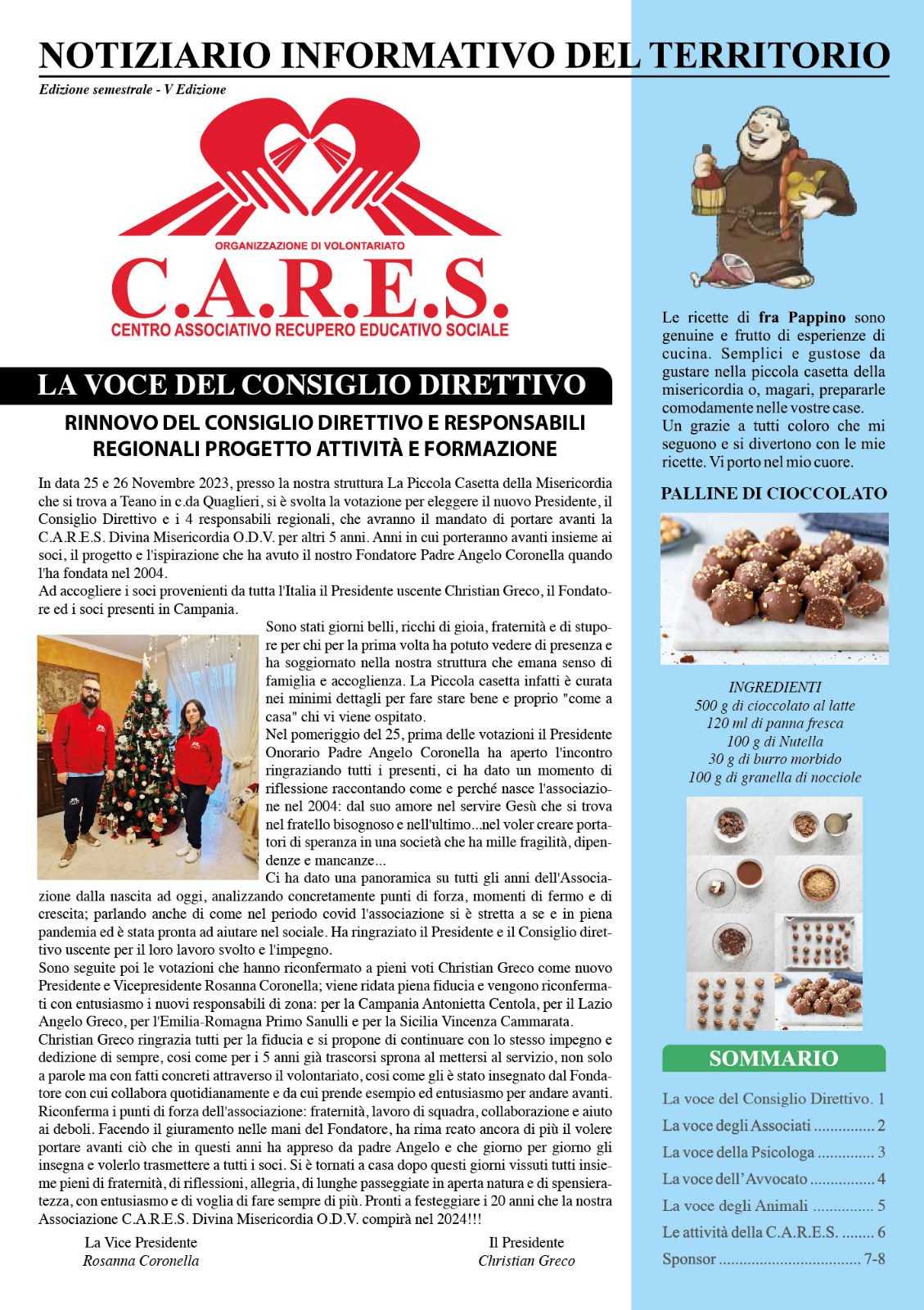 Giornalino Cares Divina Misericordia